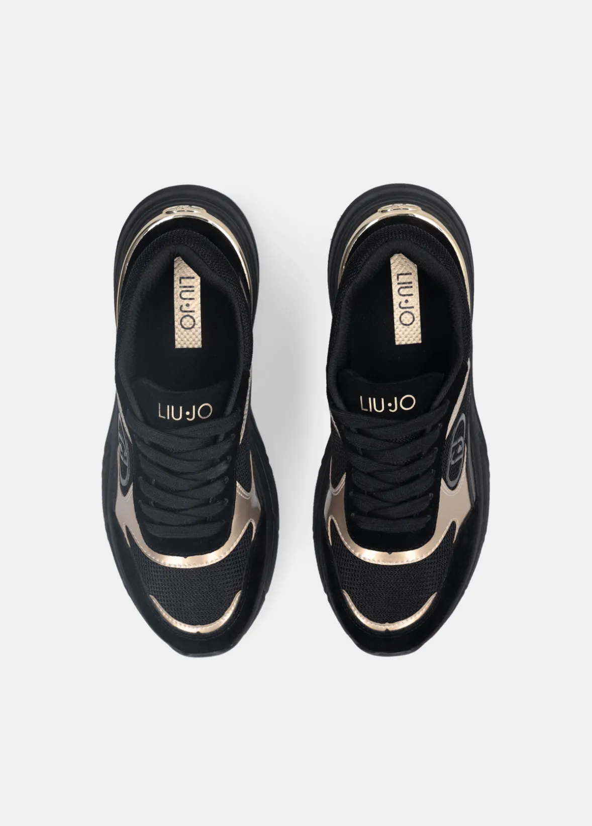 Sneakers in suede e mesh