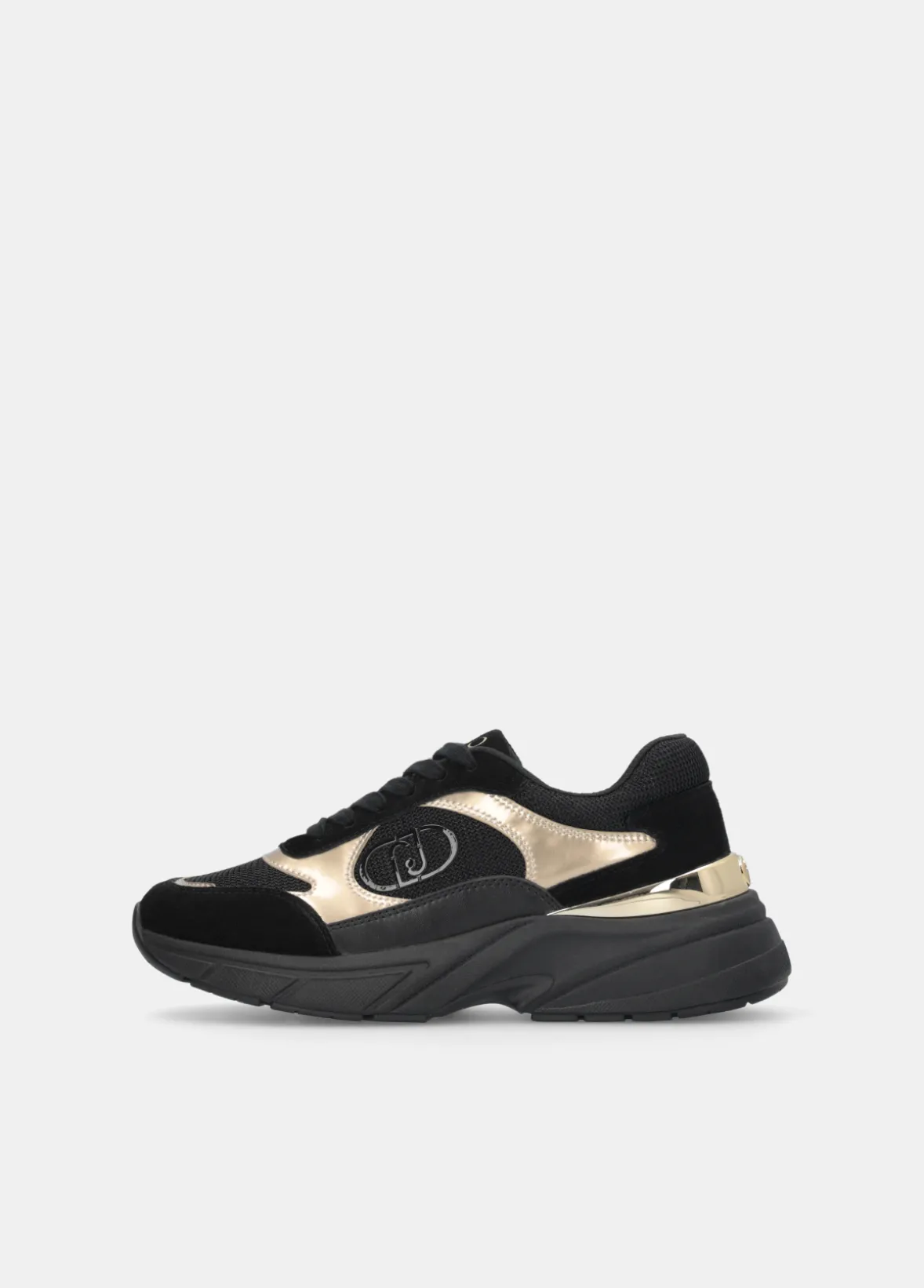 Sneakers in suede e mesh