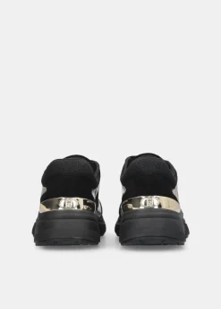 Sneakers in suede e mesh