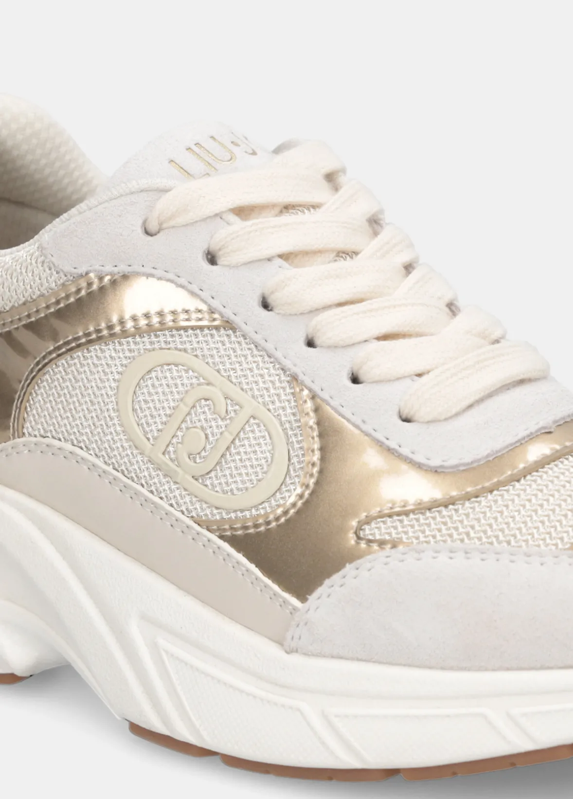 Sneakers in suede e mesh