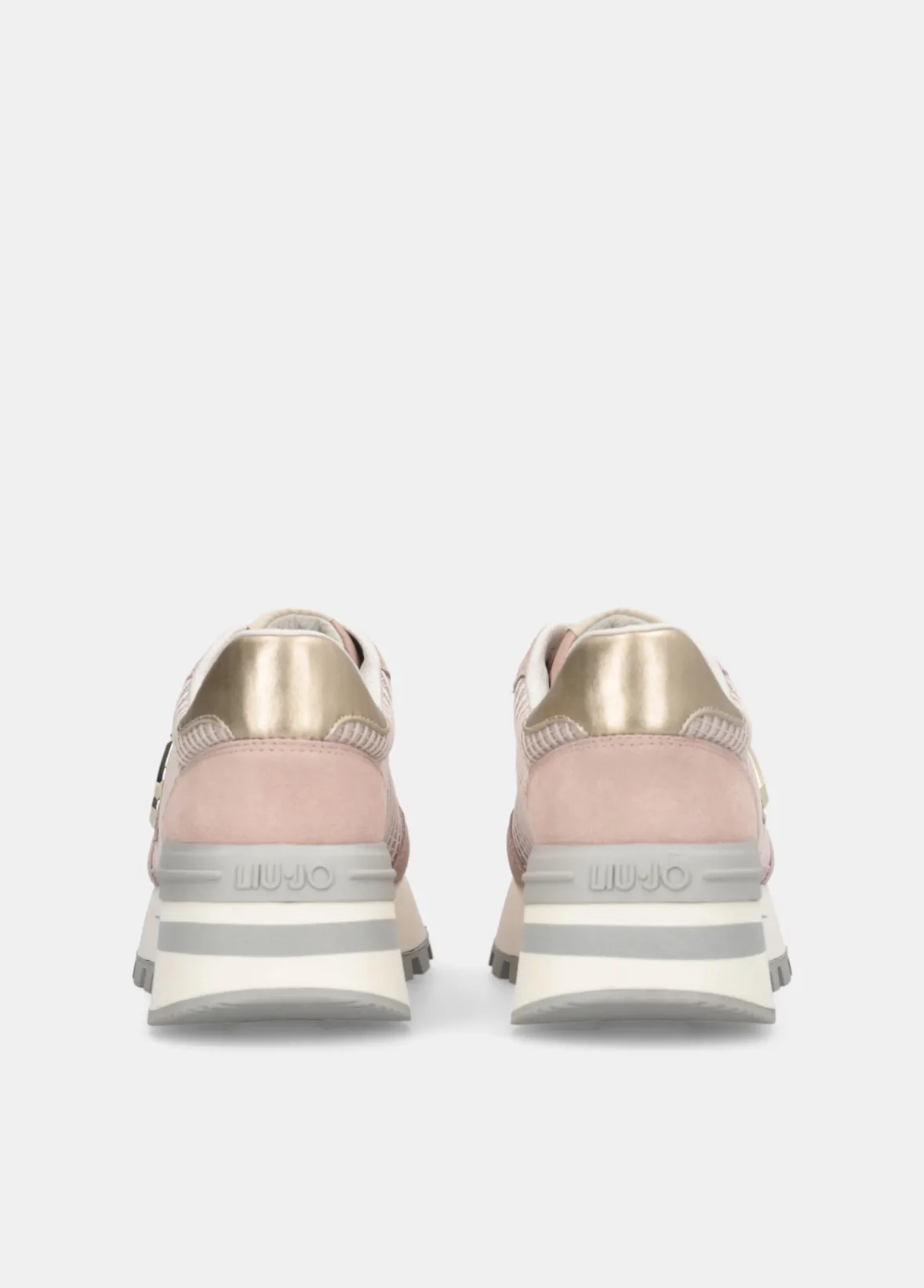 Sneakers in suede e mesh