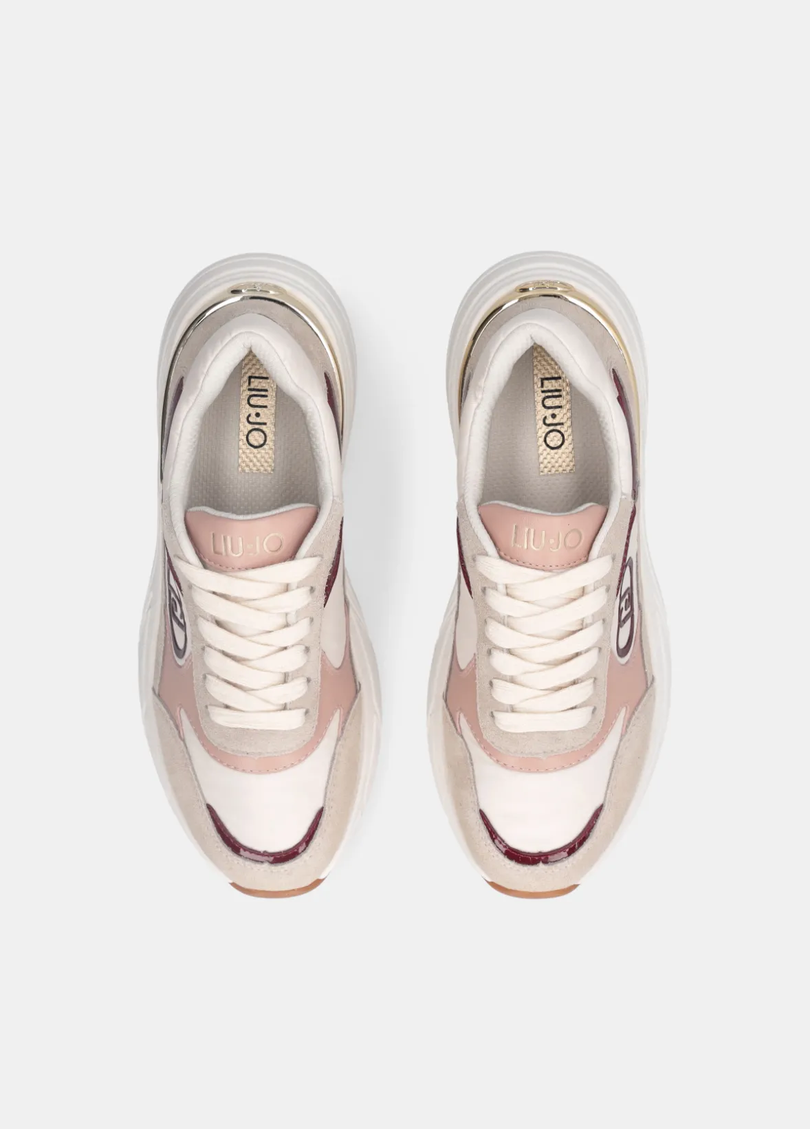 Sneakers in suede e nylon