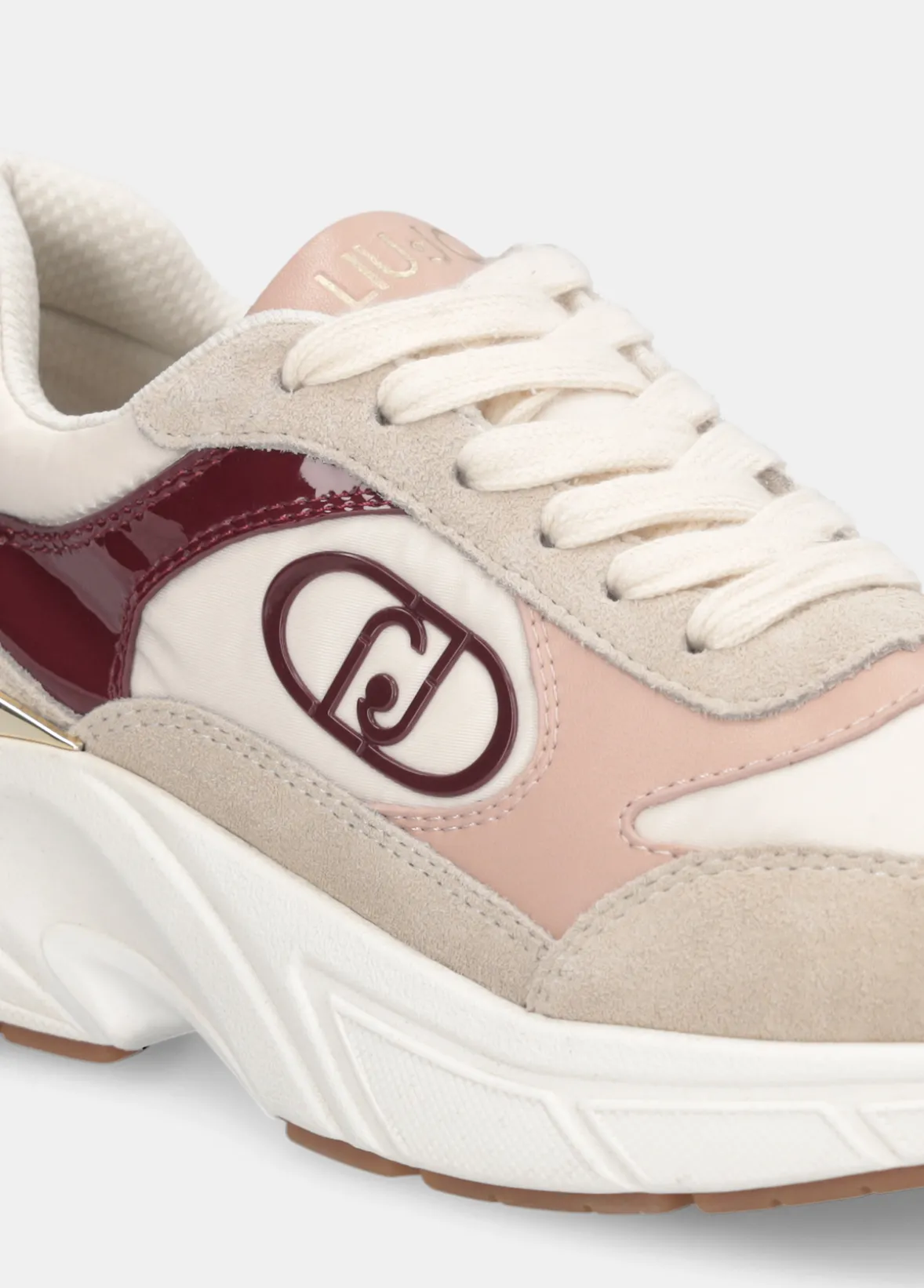 Sneakers in suede e nylon