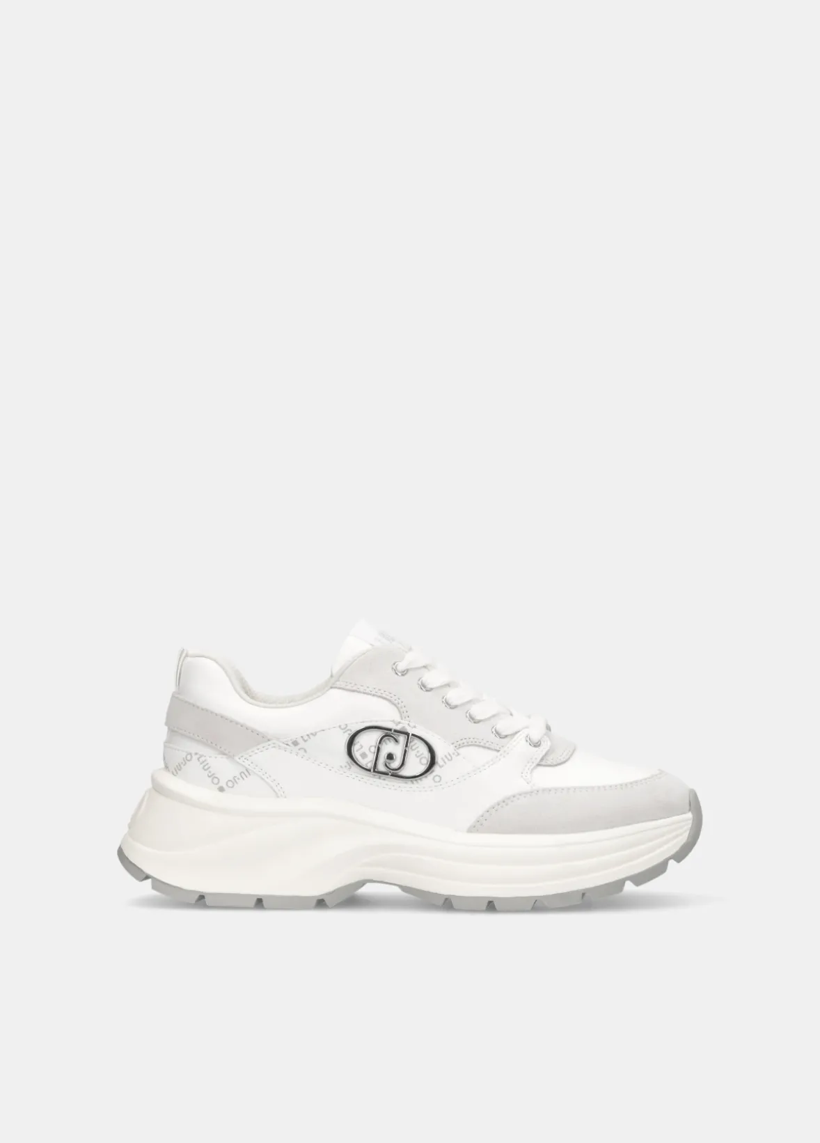 Sneakers in suede e pelle