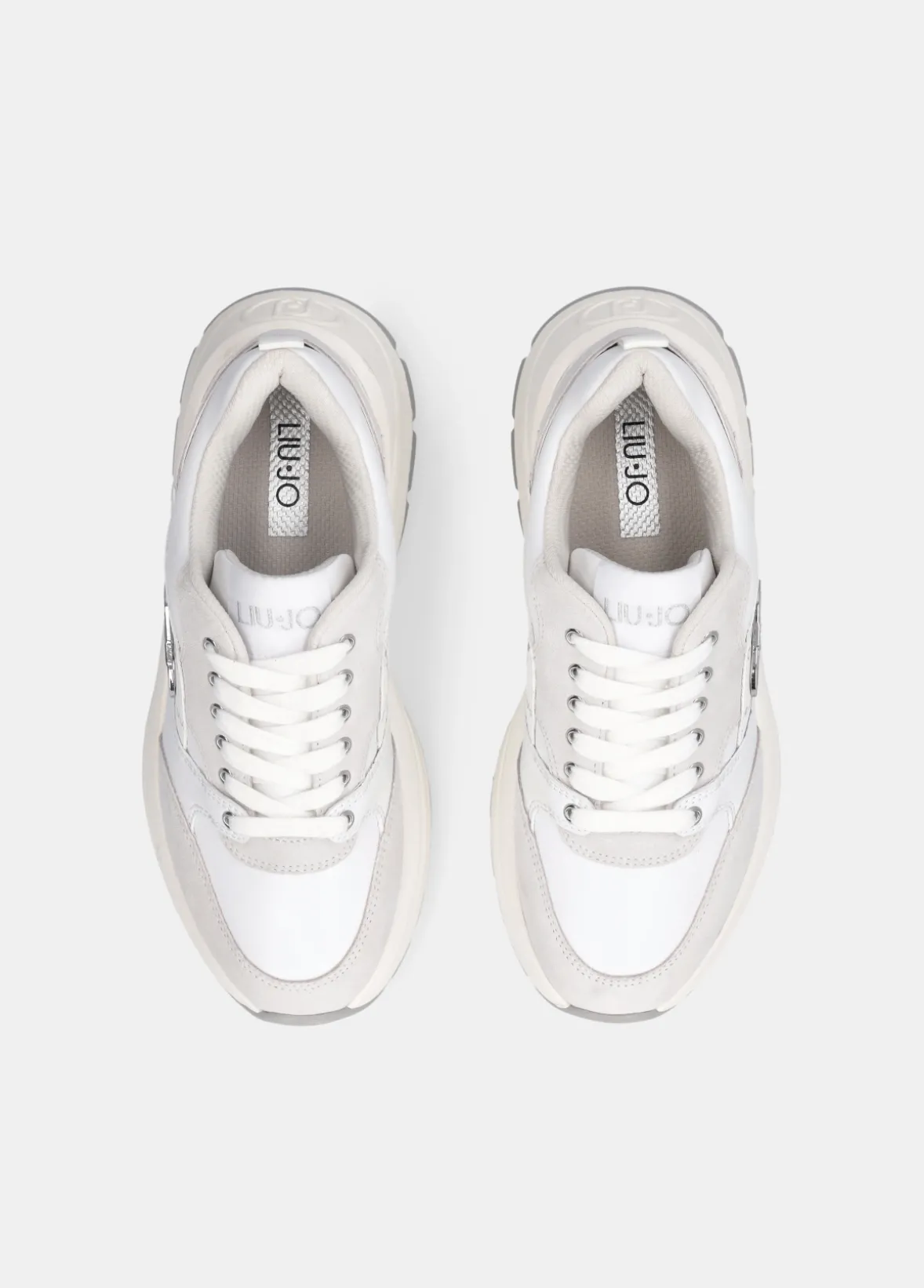 Sneakers in suede e pelle