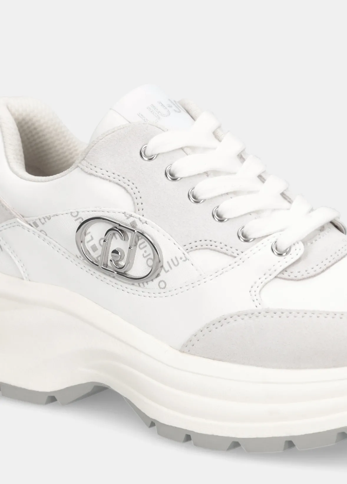 Sneakers in suede e pelle
