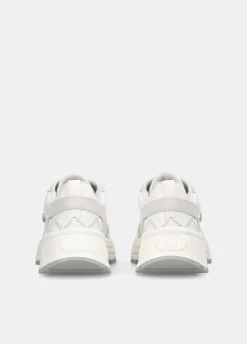 Sneakers in suede e pelle