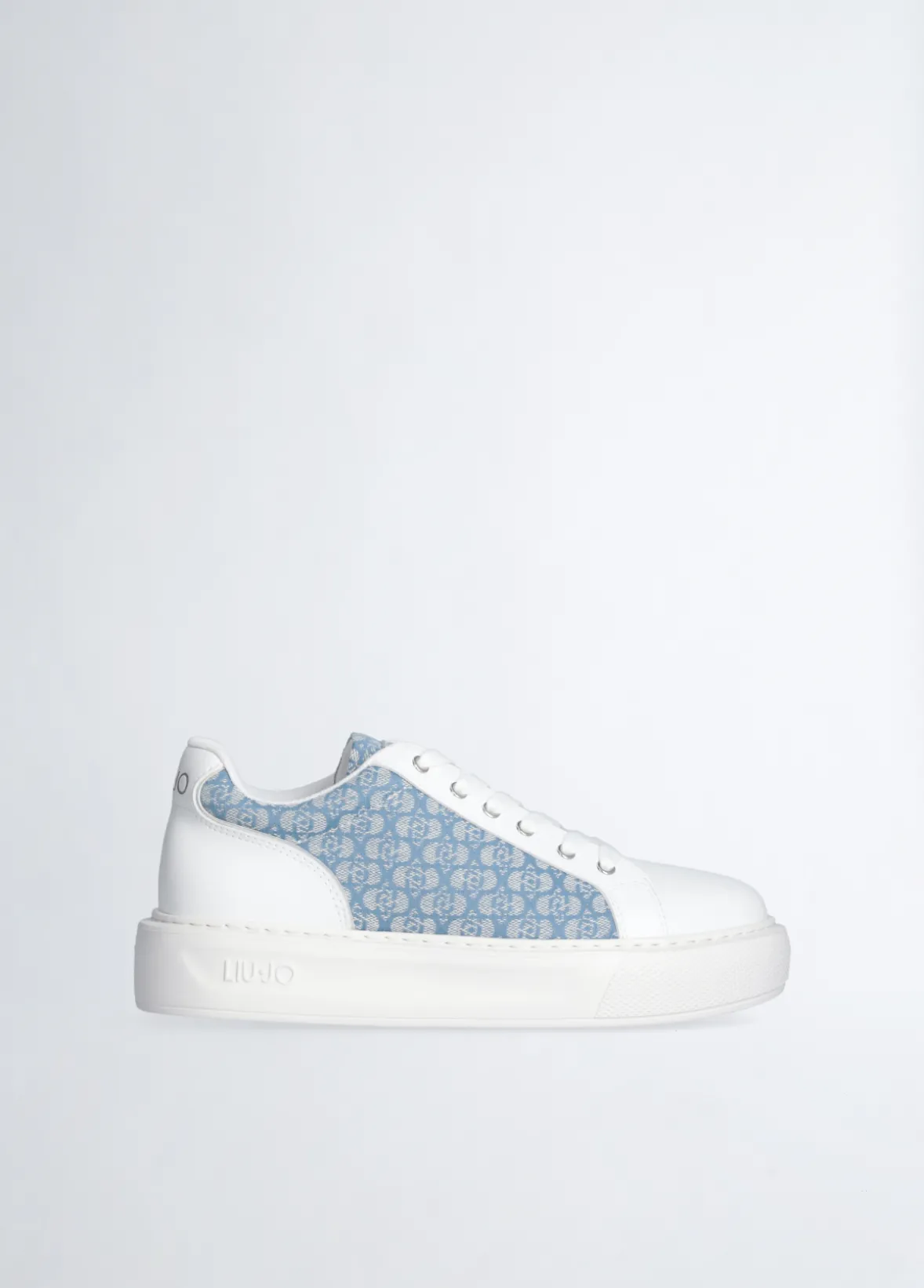 Sneakers monogram in pelle