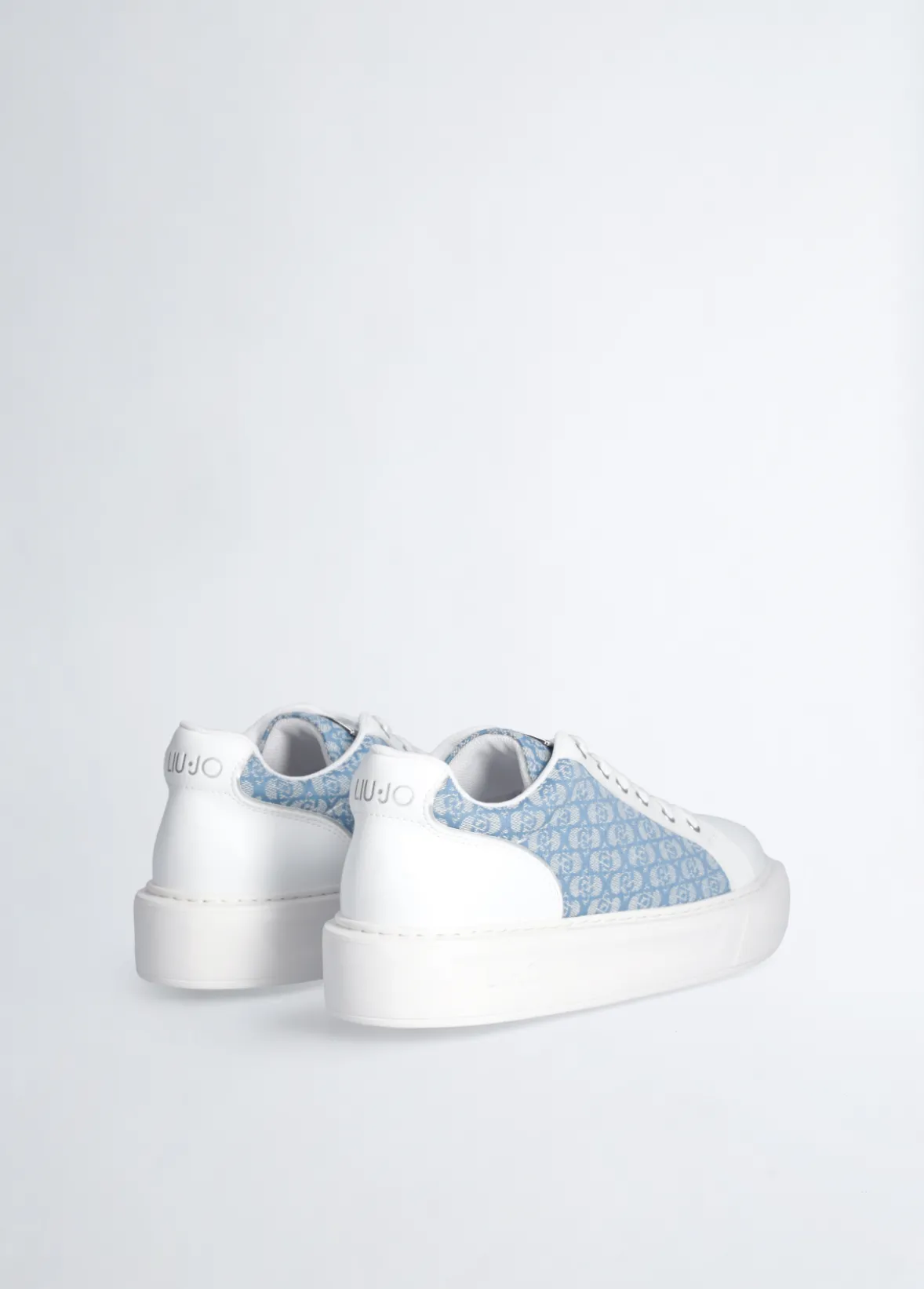 Sneakers monogram in pelle