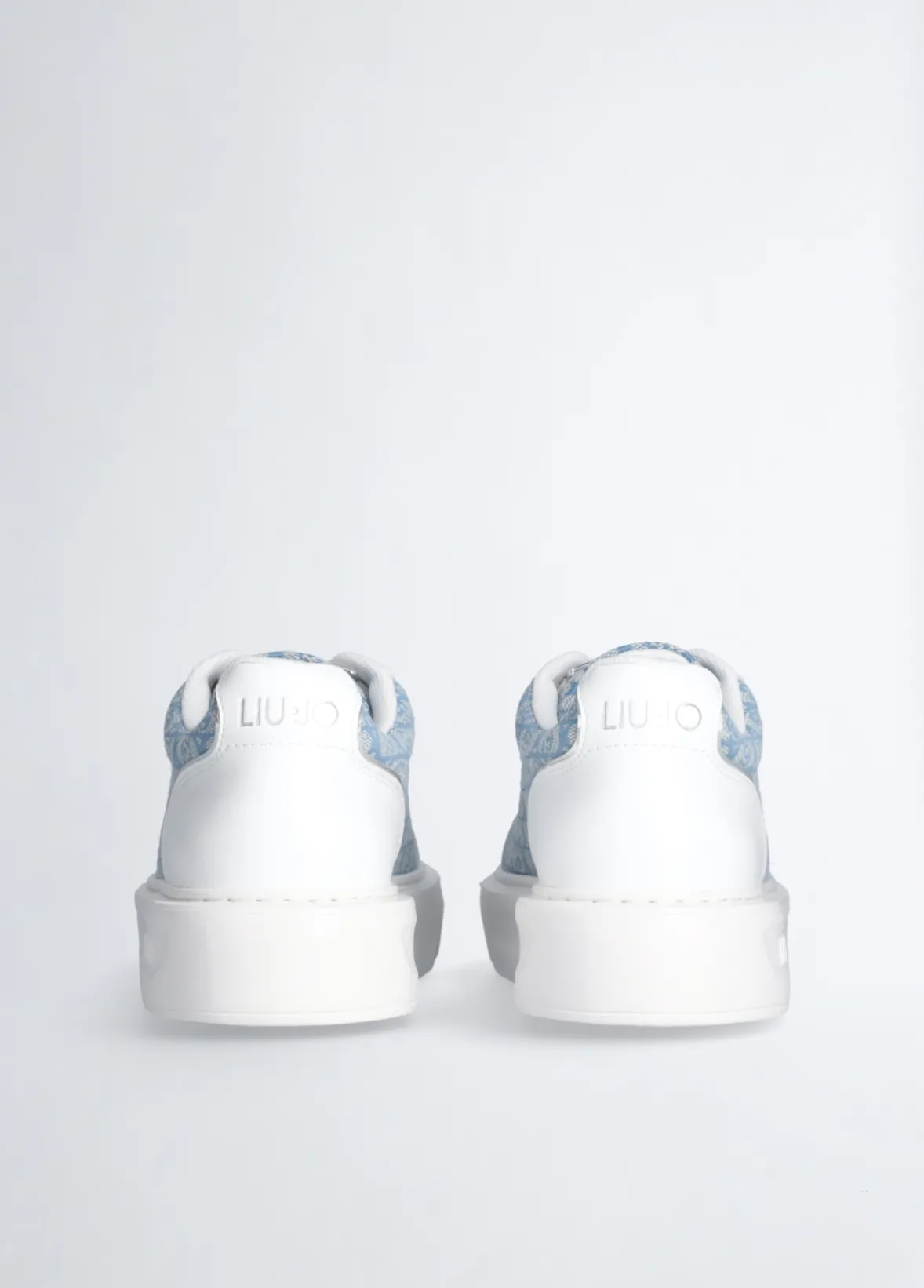 Sneakers monogram in pelle