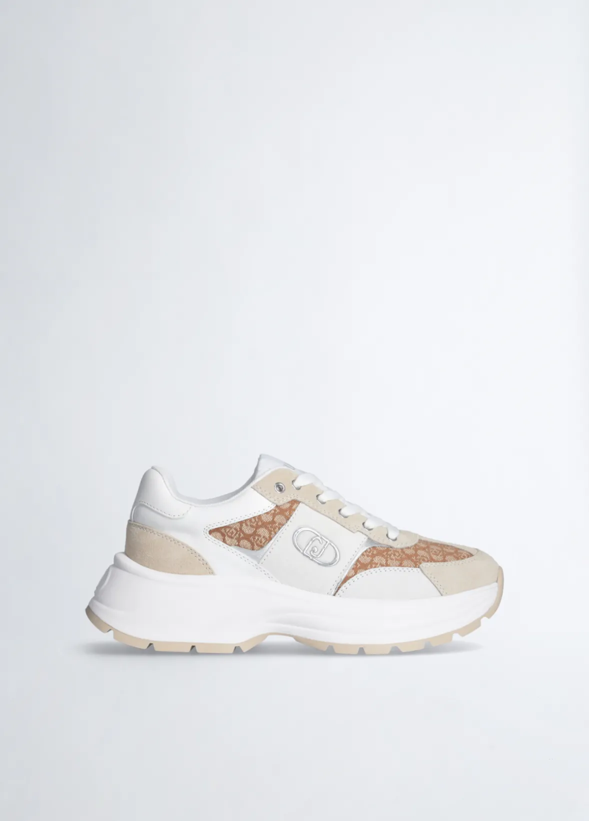 Sneakers monogram in suede