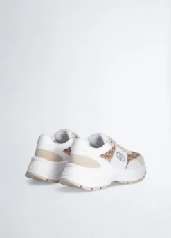 Sneakers monogram in suede