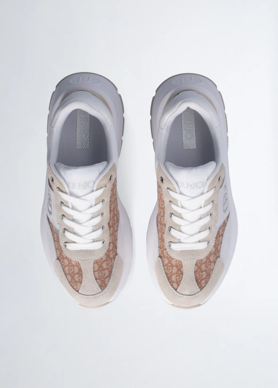 Sneakers monogram in suede