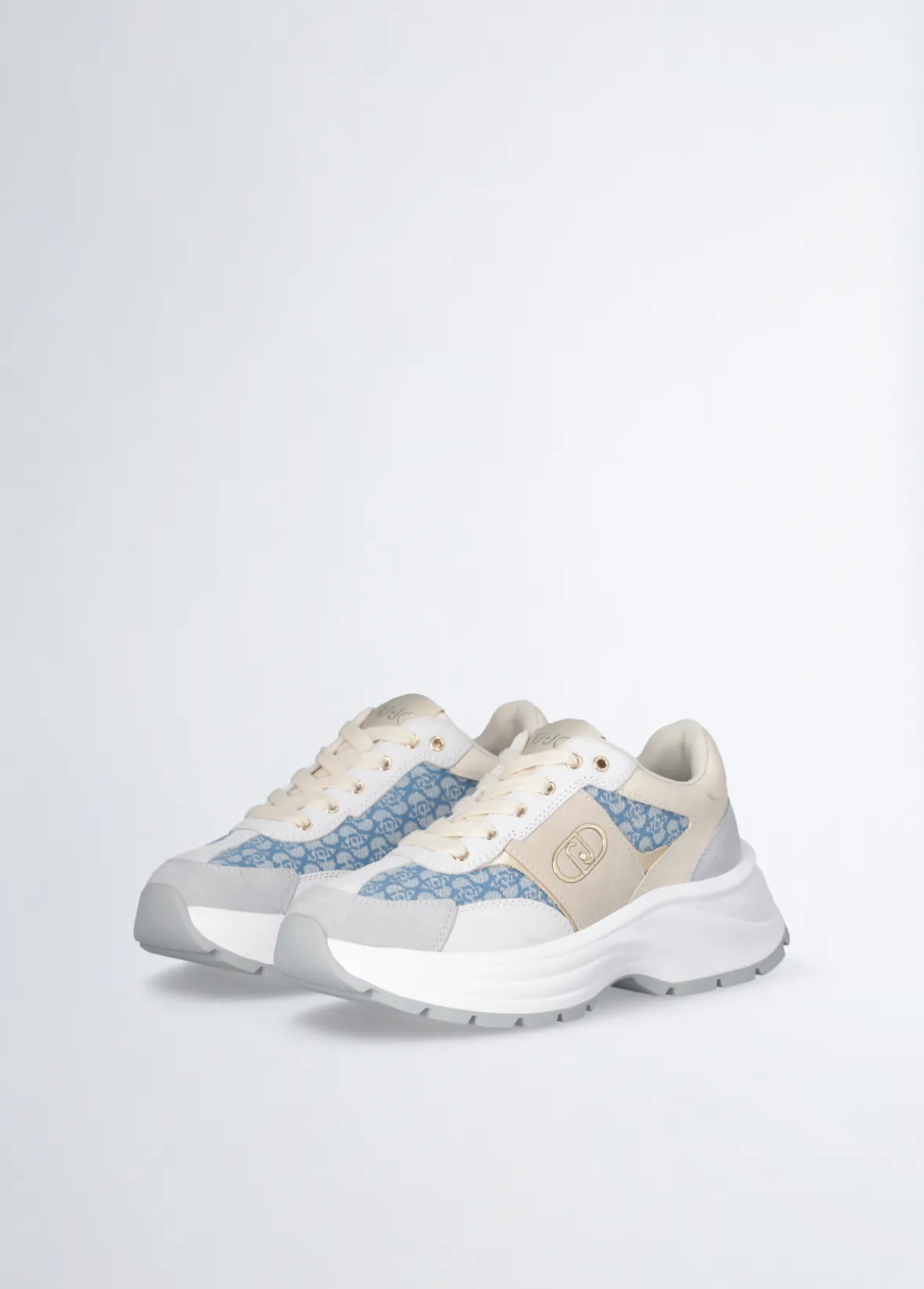 Sneakers monogram in suede