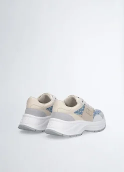 Sneakers monogram in suede