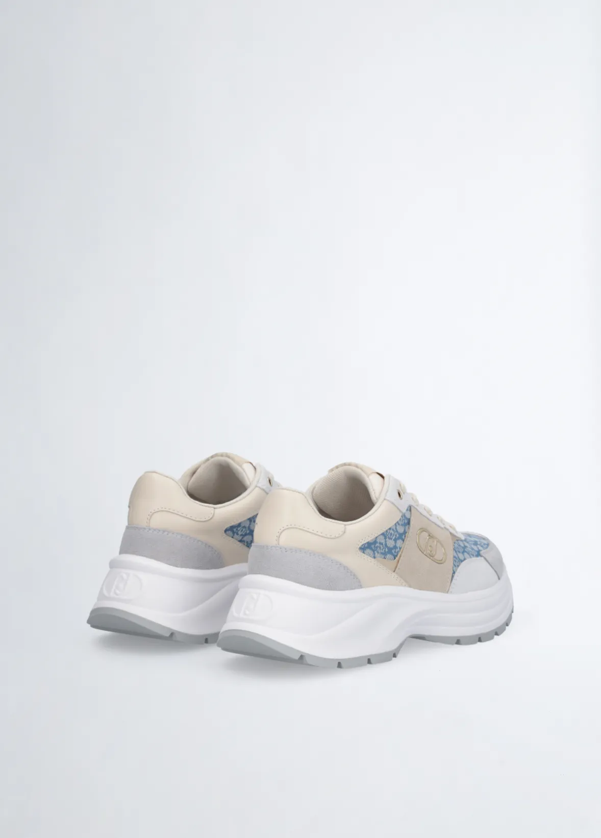 Sneakers monogram in suede
