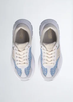 Sneakers monogram in suede