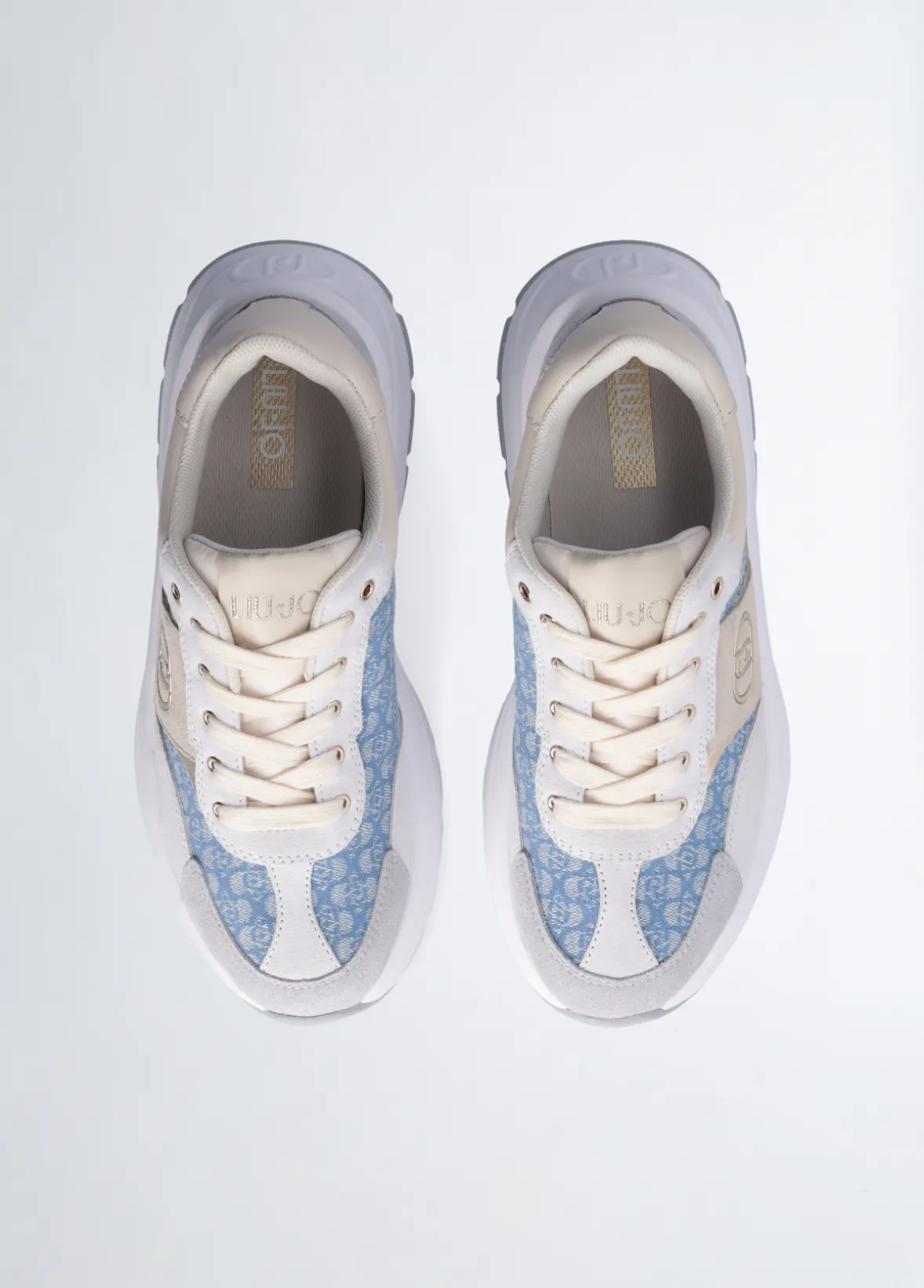 Sneakers monogram in suede
