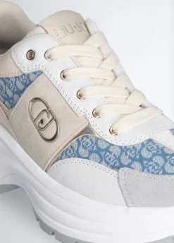 Sneakers monogram in suede