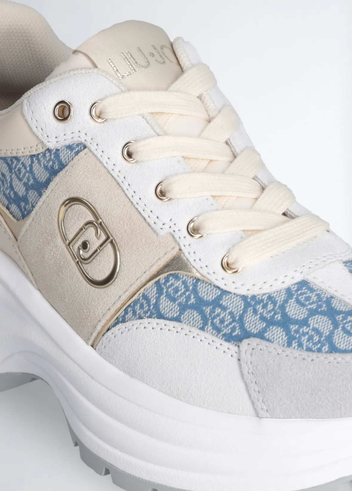 Sneakers monogram in suede
