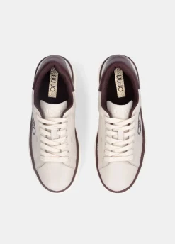 Sneakers platform con logo