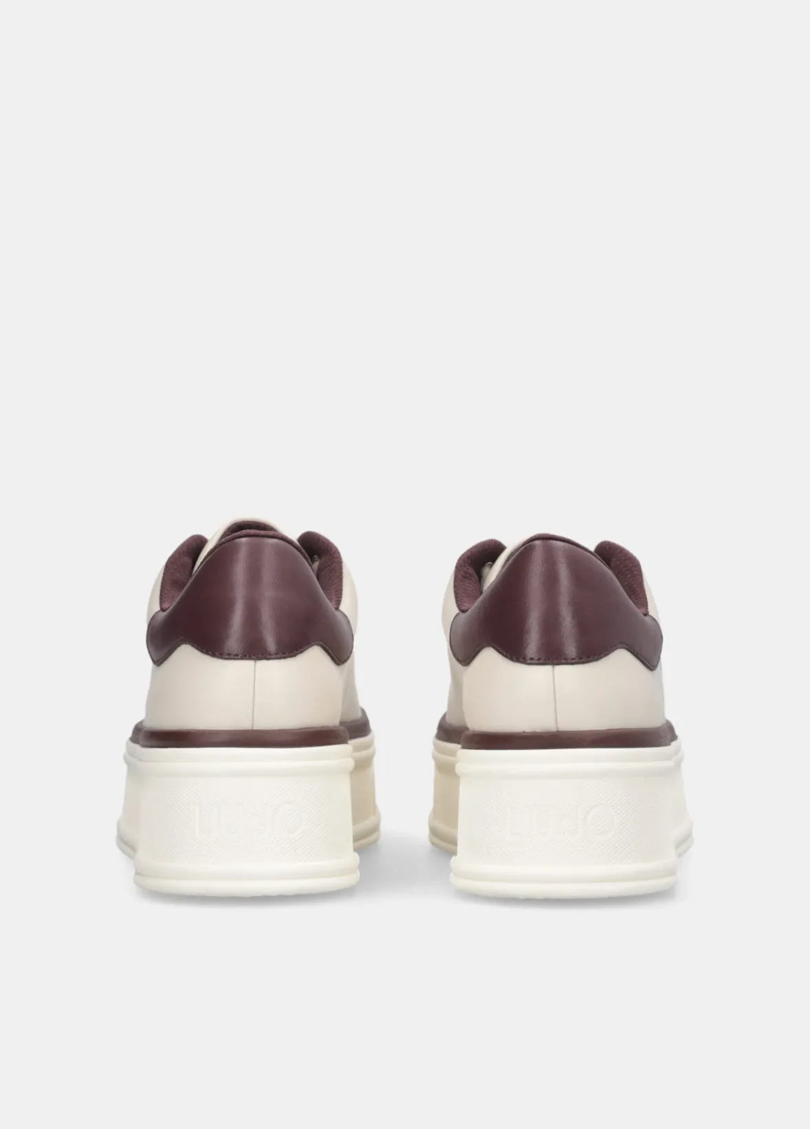 Sneakers platform con logo