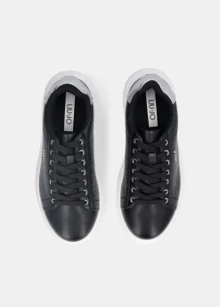 Sneakers platform con logo