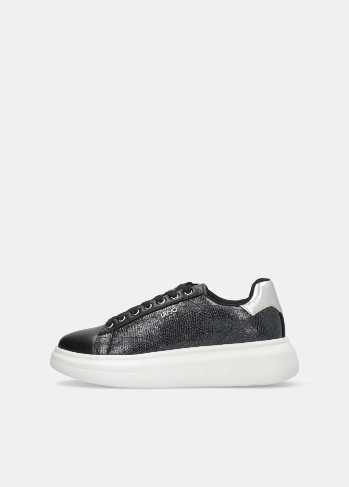 Sneakers platform con logo