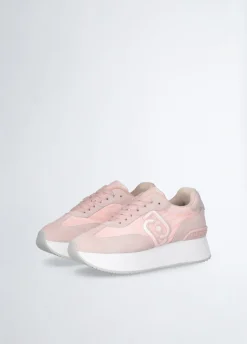 Sneakers platform délavé