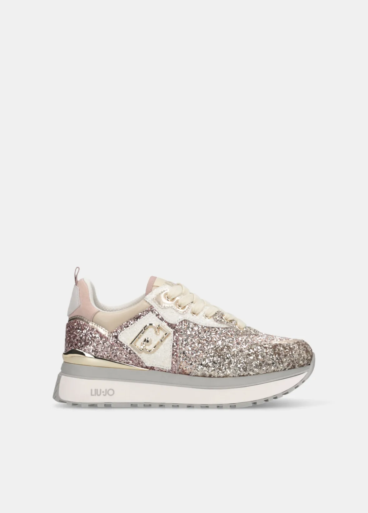 Sneakers platform full glitter