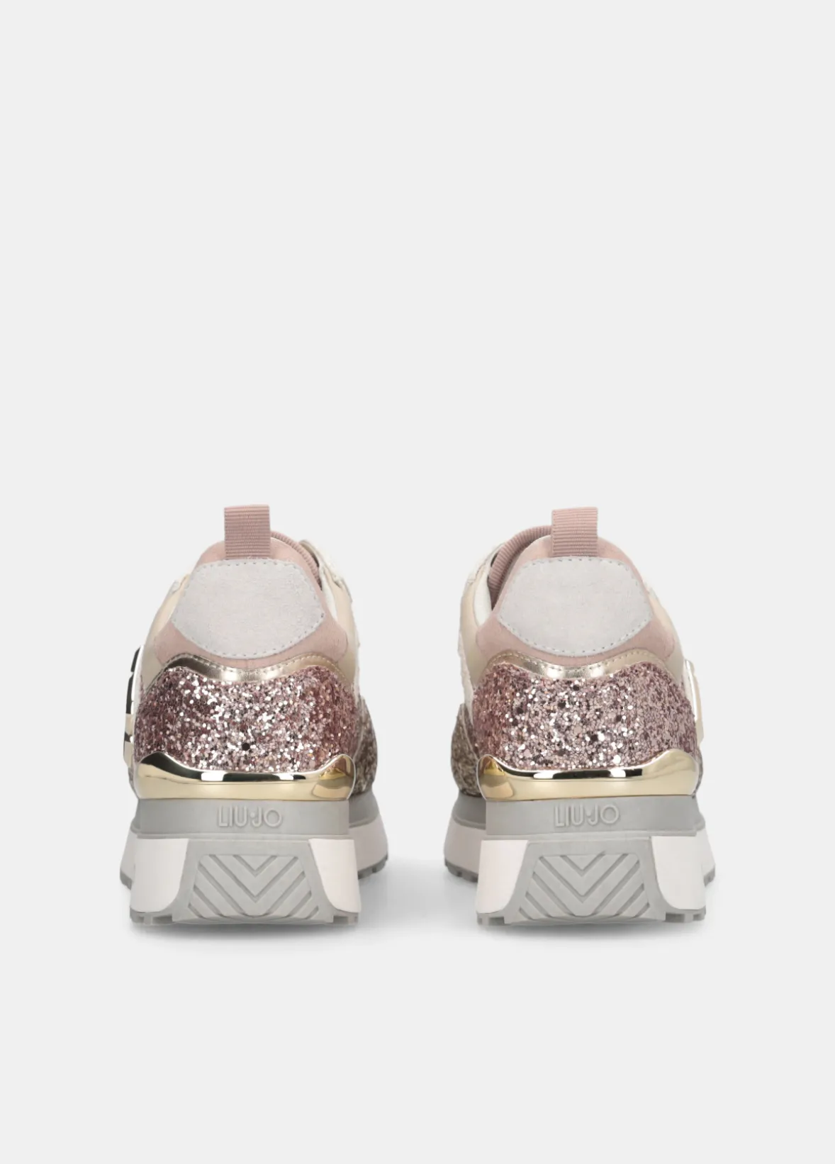 Sneakers platform full glitter