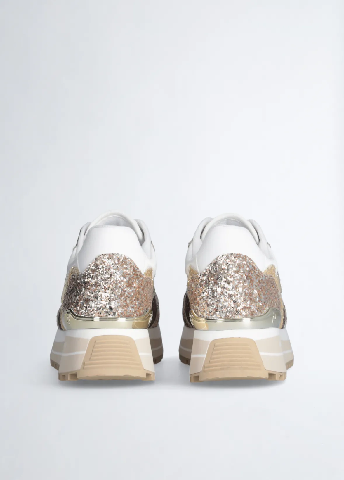 Sneakers platform full glitter