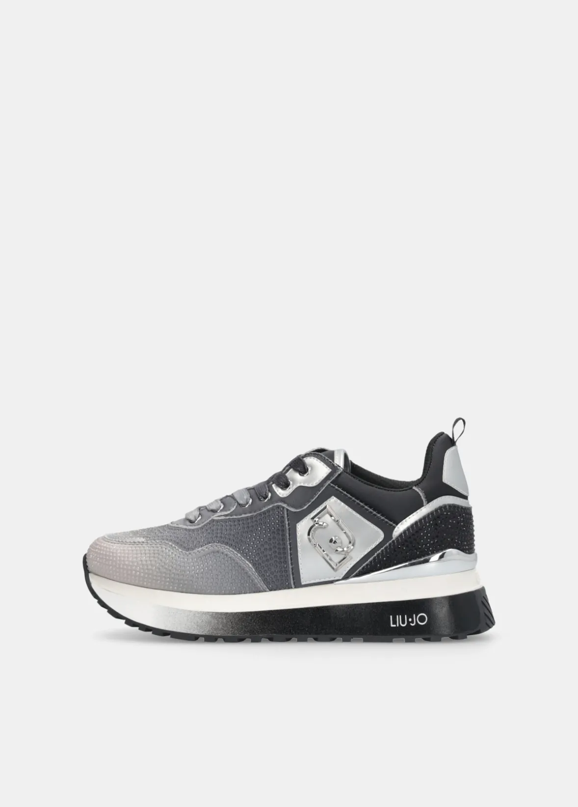 Sneakers platform full strass
