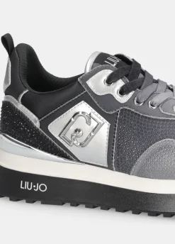 Sneakers platform full strass