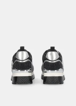 Sneakers platform full strass