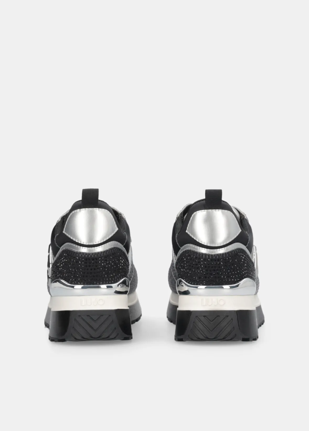 Sneakers platform full strass