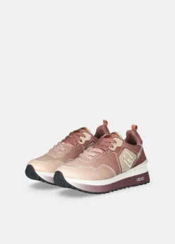 Sneakers platform full strass