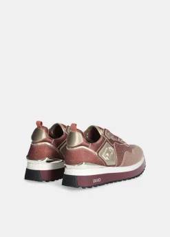 Sneakers platform full strass