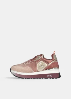 Sneakers platform full strass