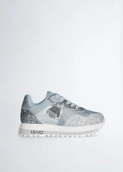 Sneakers platform glitterate