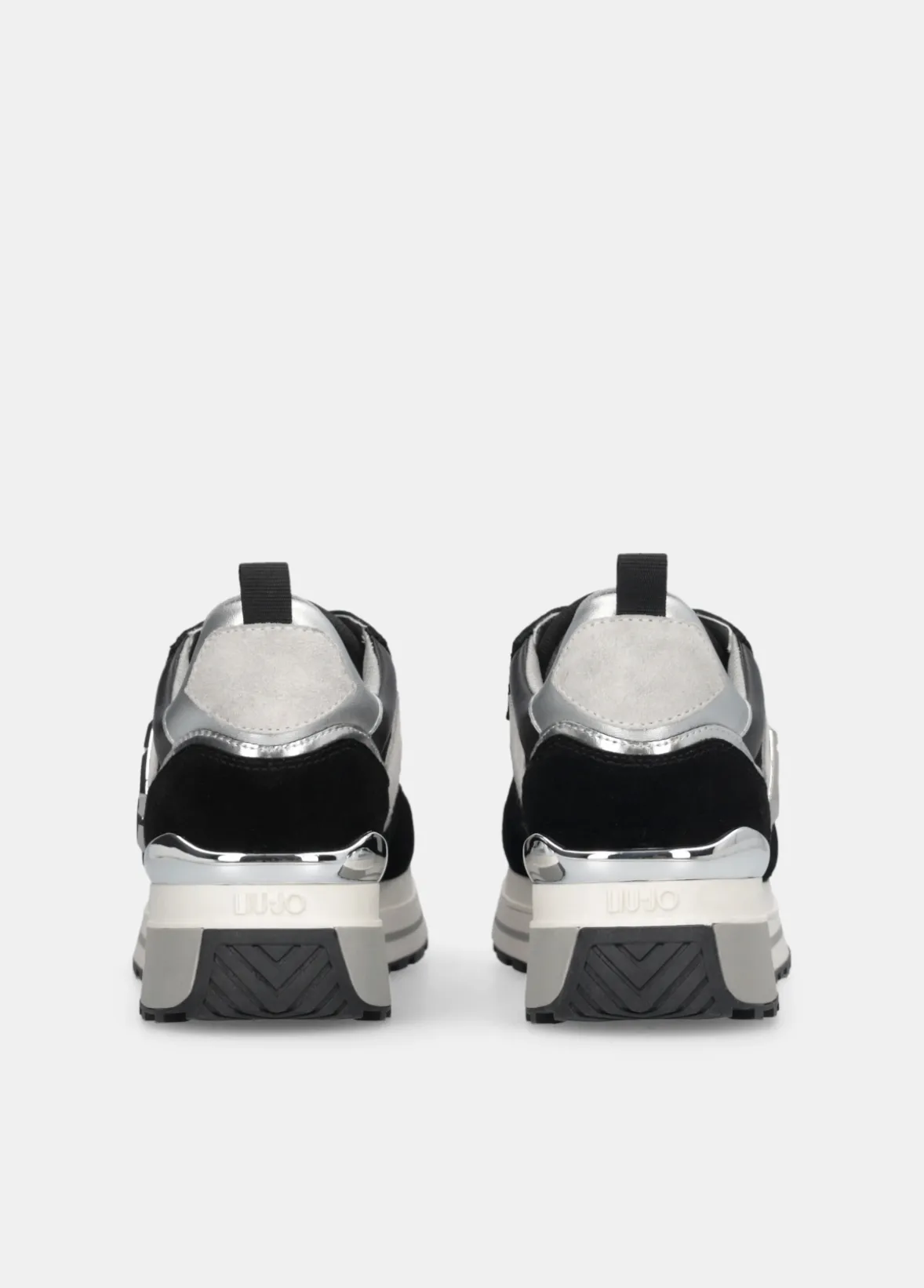 Sneakers platform in paillettes