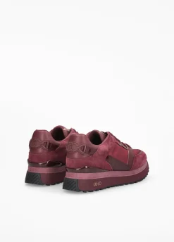 Sneakers platform in pelle