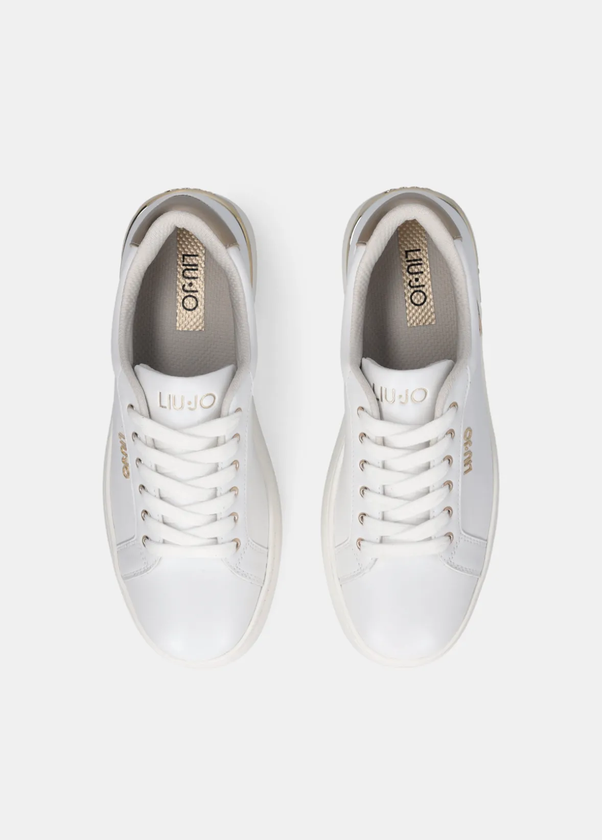 Sneakers platform in pelle