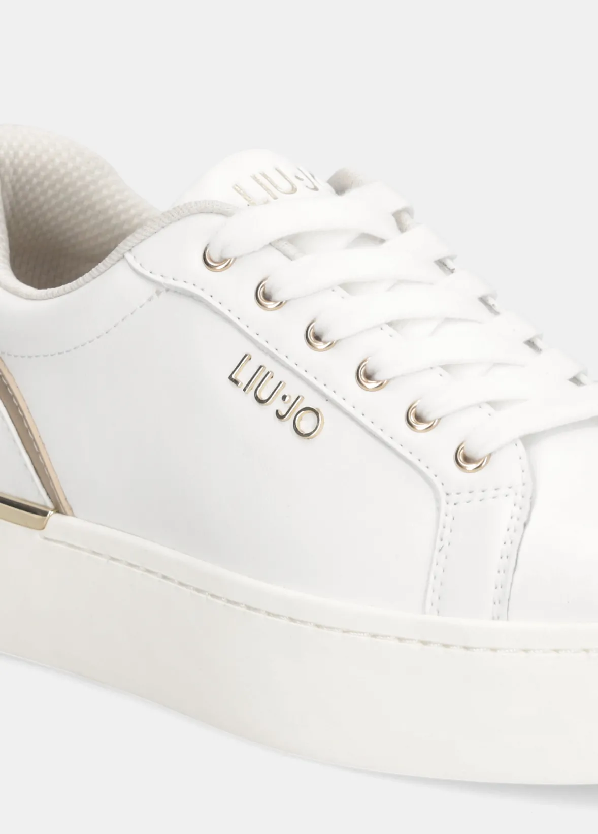 Sneakers platform in pelle
