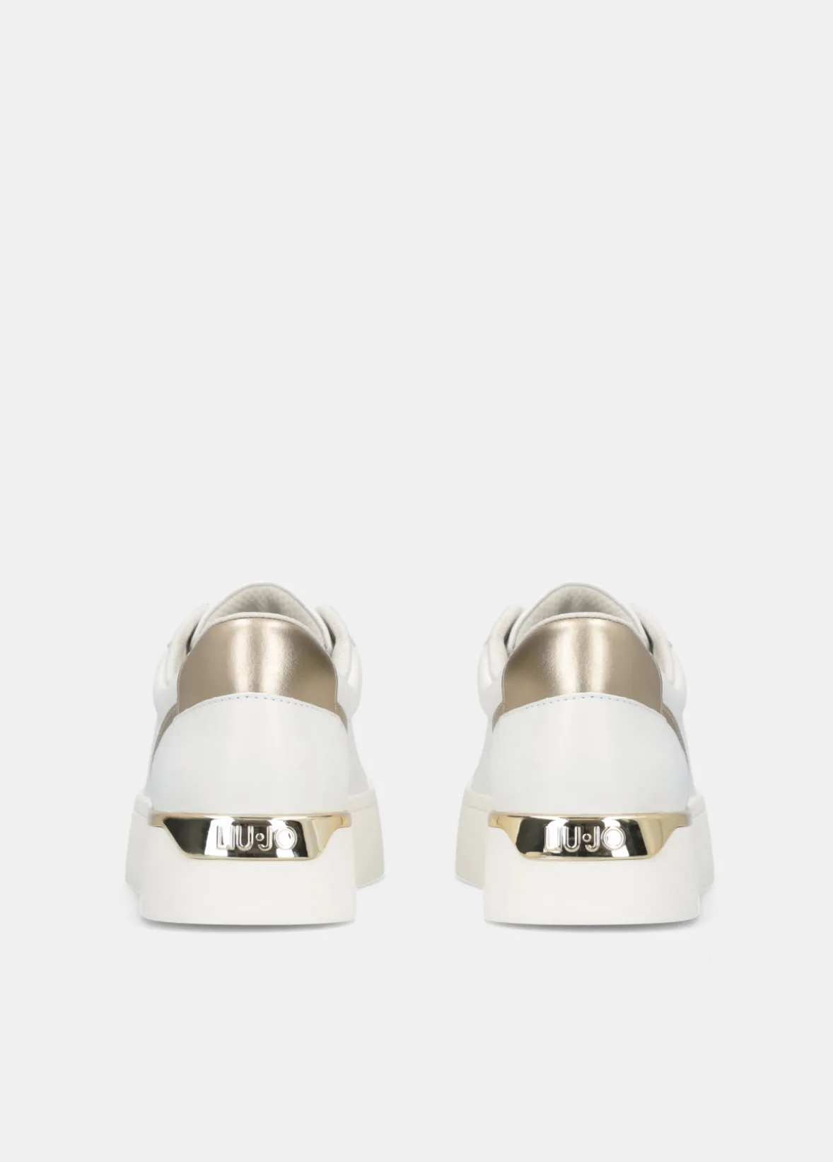 Sneakers platform in pelle