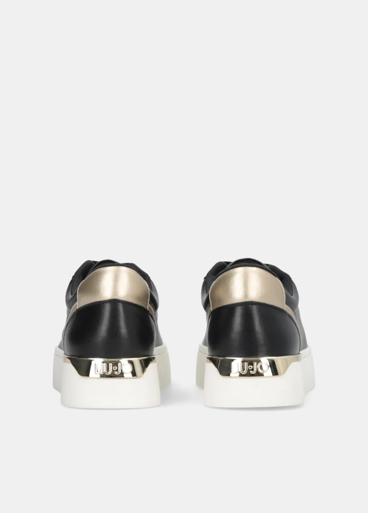 Sneakers platform in pelle