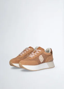 Sneakers platform traforate