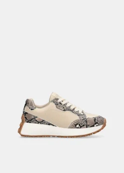 Sneakers stampa pitone