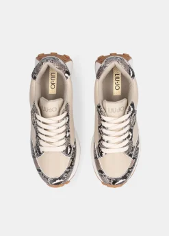 Sneakers stampa pitone
