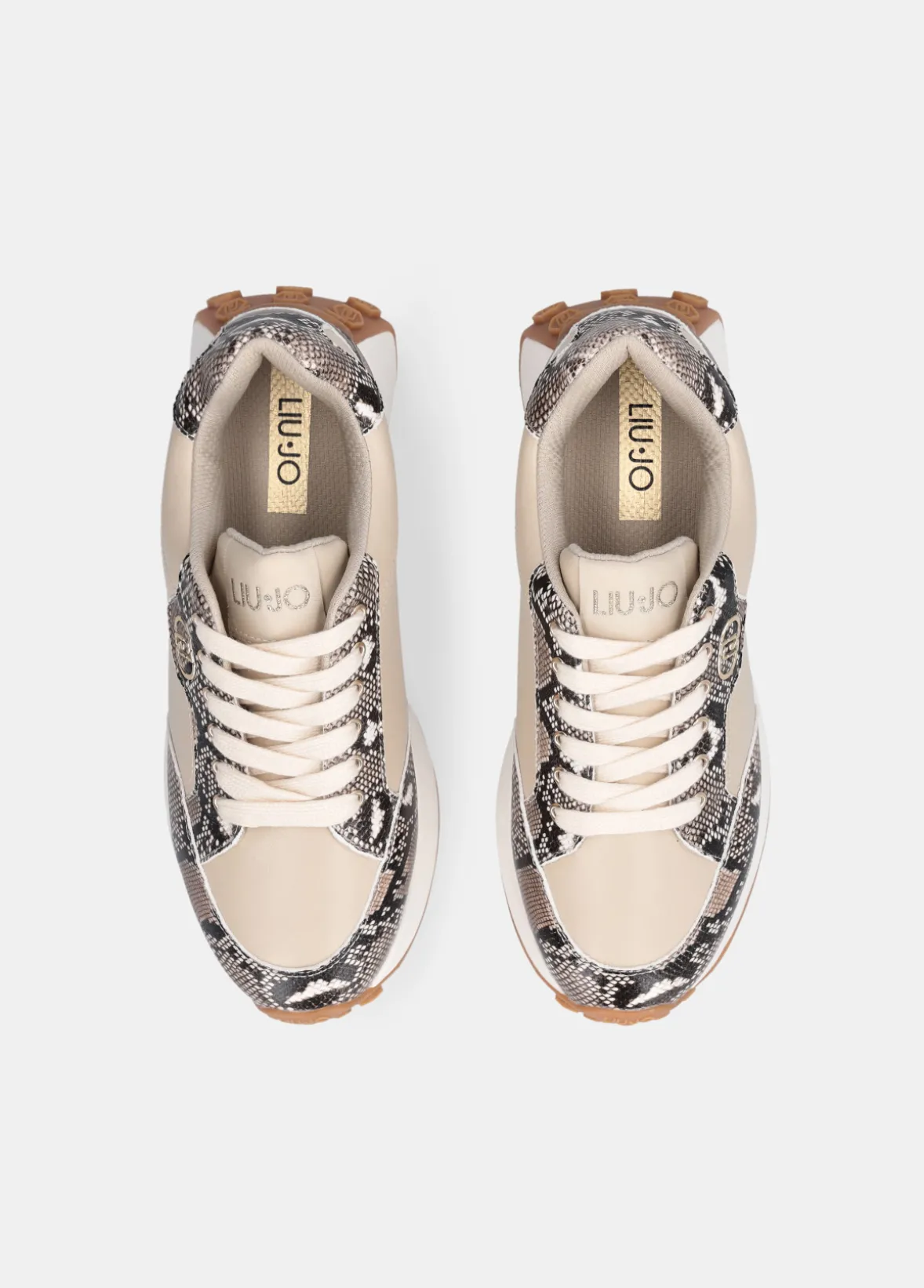 Sneakers stampa pitone